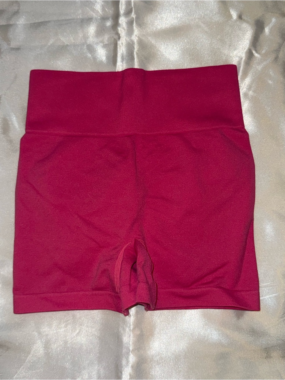 High-Waist Women’s Workout Shorts - Hot Pink 🩷